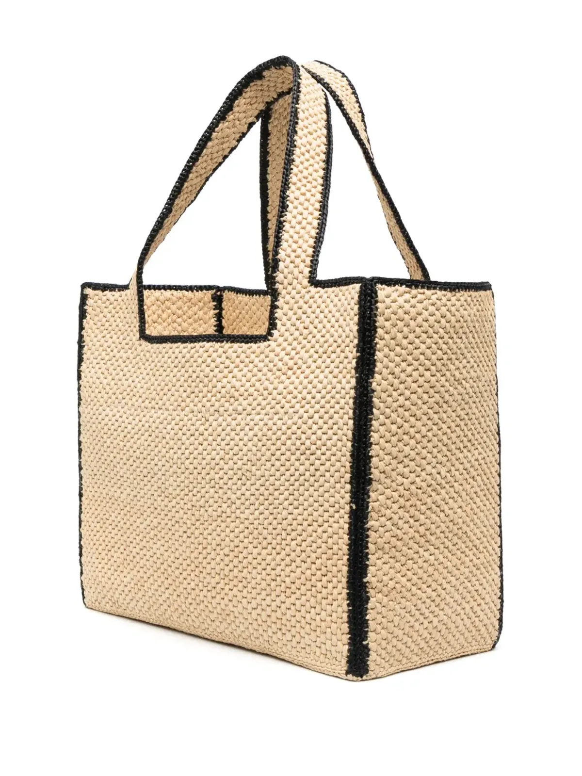 LOEWE ロゴ入りラフィア トートバッグ - 画像4