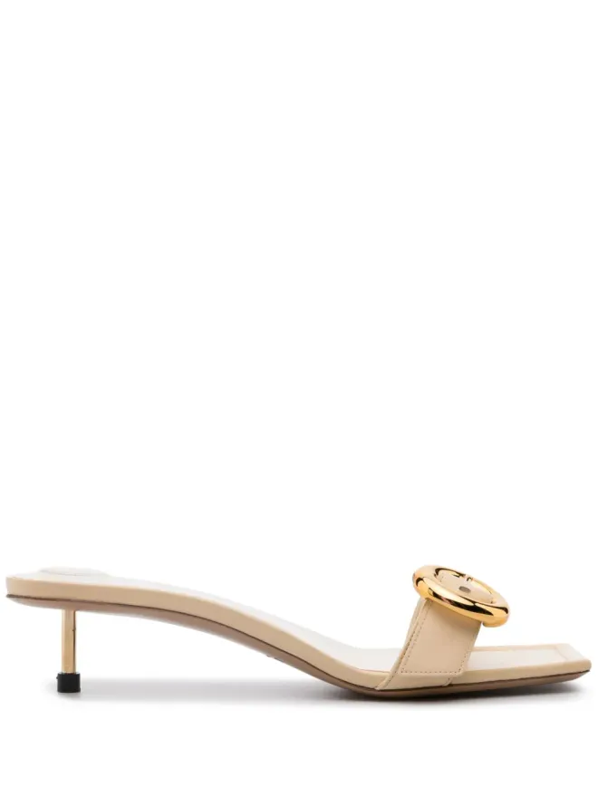 JACQUEMUS Jacquemus Les Sandales Regalo Basse sandals - Yellowの商品画像
