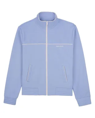 Sporty & Rich ロゴプリント ジップファスナー ジャケット - ブルー - サムネイル1
