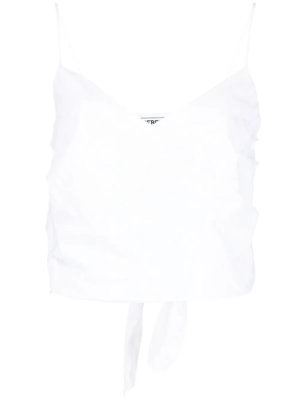 Iceberg ラップアラウンドコットントップ - White - 画像1