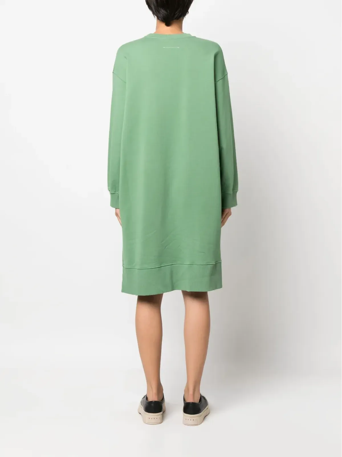 MM6 Maison Margiela グラフィックプリント スウェットシャツワンピース - 画像4