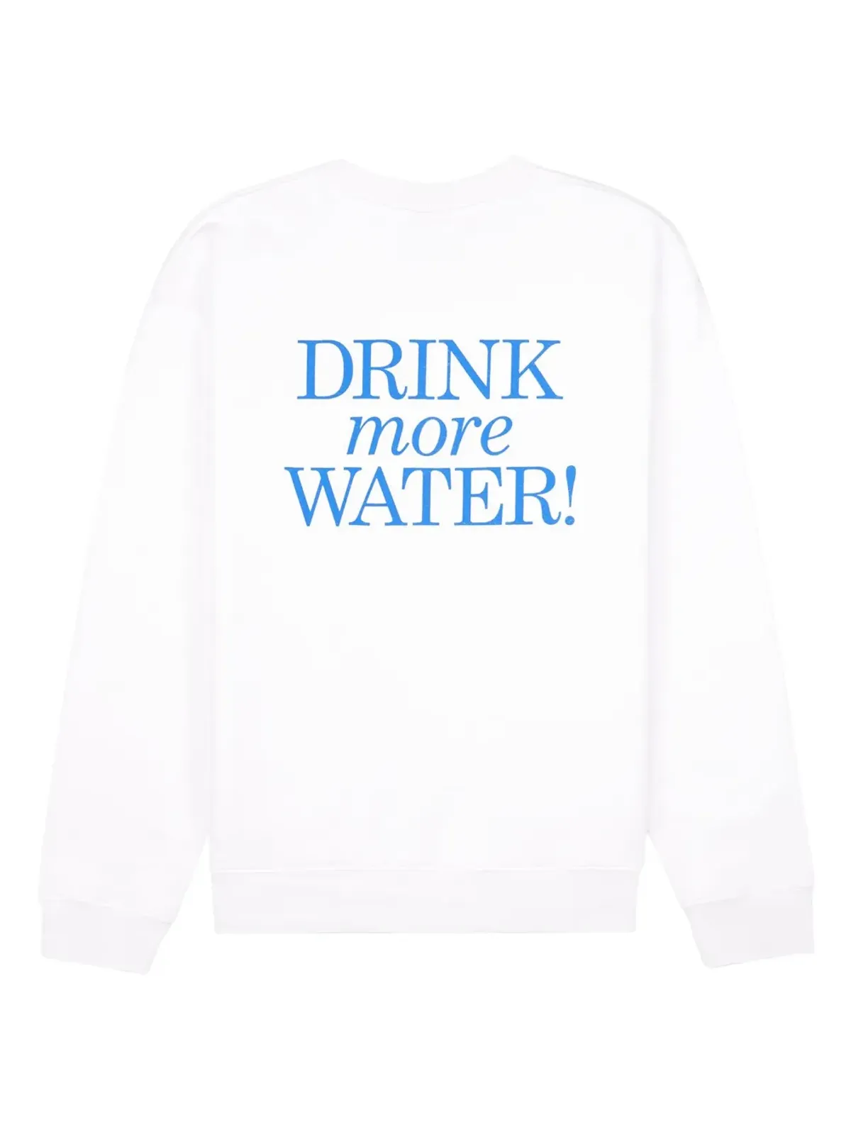 Sporty & Rich Drink Water コットン スウェットシャツ - 画像2
