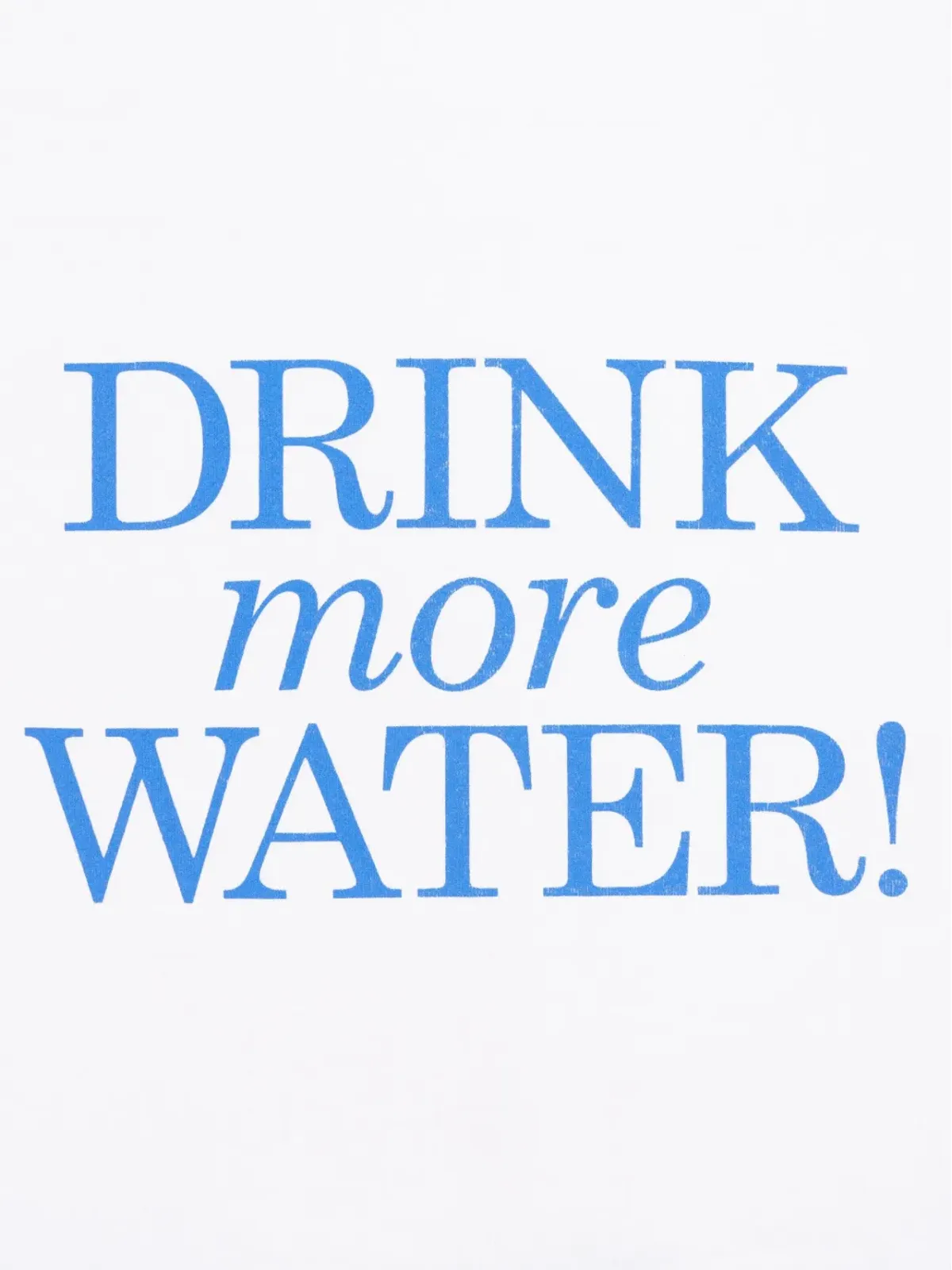 Sporty & Rich Drink Water コットン スウェットシャツ - 画像4