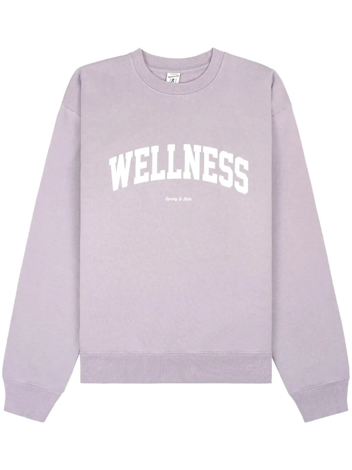 Sporty & Rich ウェルネス コットン スウェットシャツ - Purple - 画像1