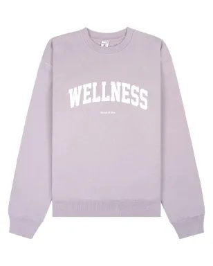Sporty & Rich ウェルネス コットン スウェットシャツ - Purple - サムネイル1