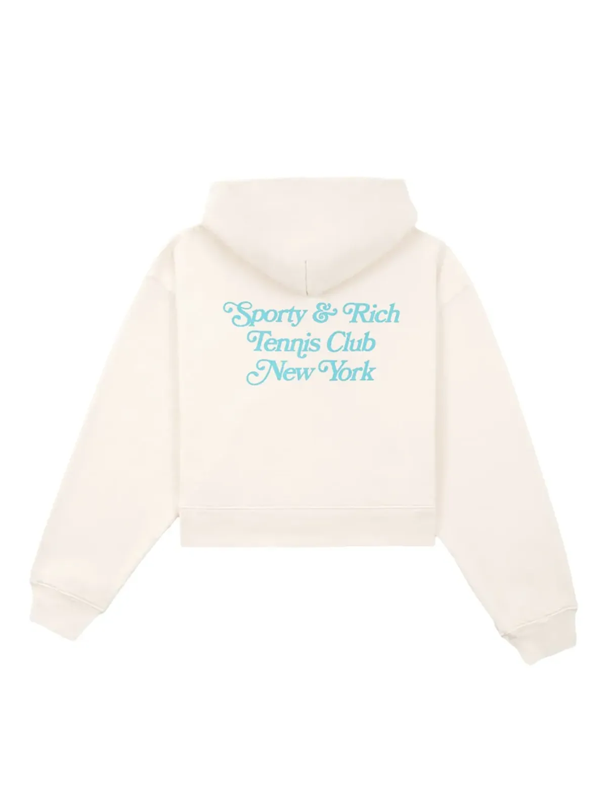 Sporty & Rich テニスクラブ ロゴプリント フーディ - 画像2
