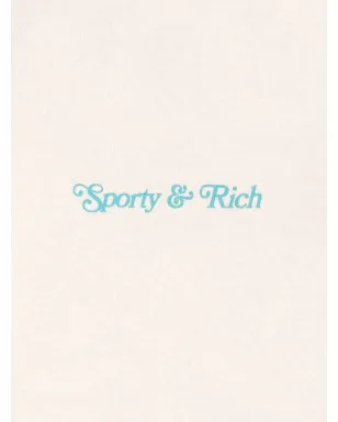 Sporty & Rich テニスクラブ ロゴプリント フーディ - サムネイル4