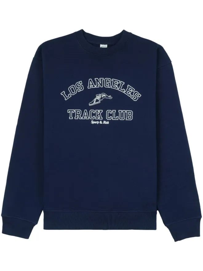 Sporty & Rich Sporty & Rich Track Club クルーネック スウェット ブルーの商品画像
