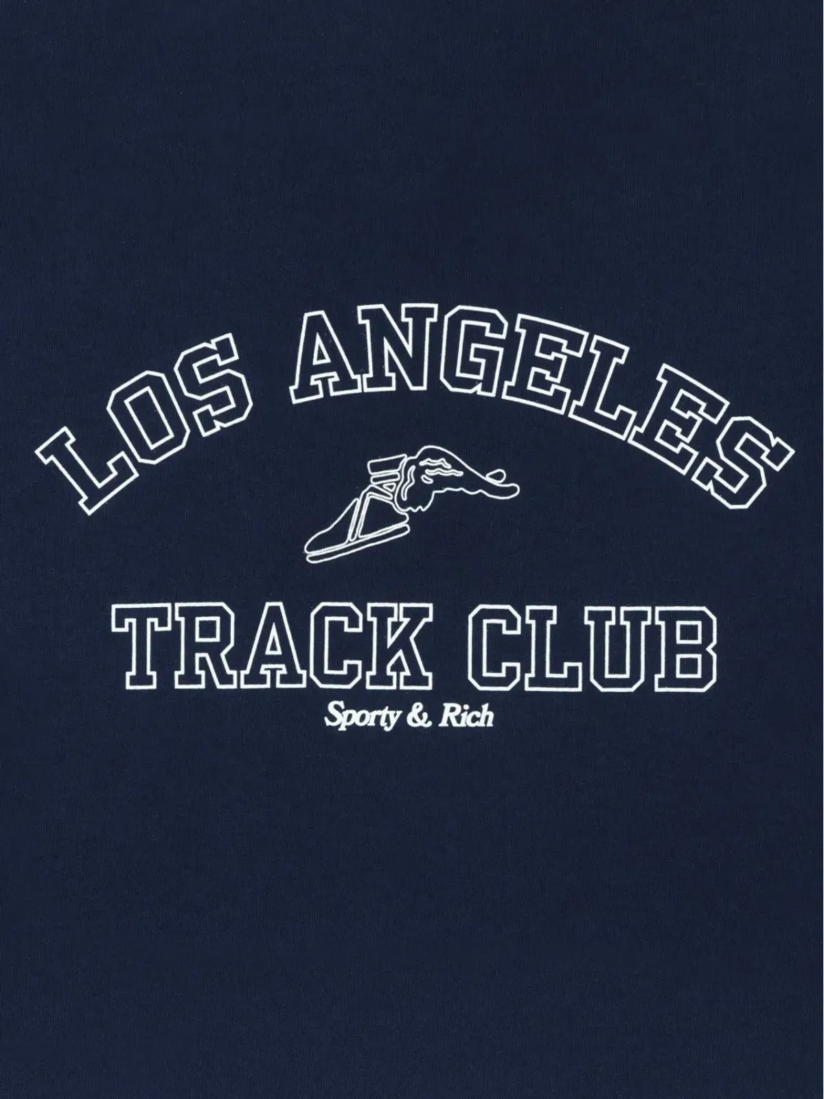 Sporty & Rich Track Club クルーネック スウェット ブルー - 画像4
