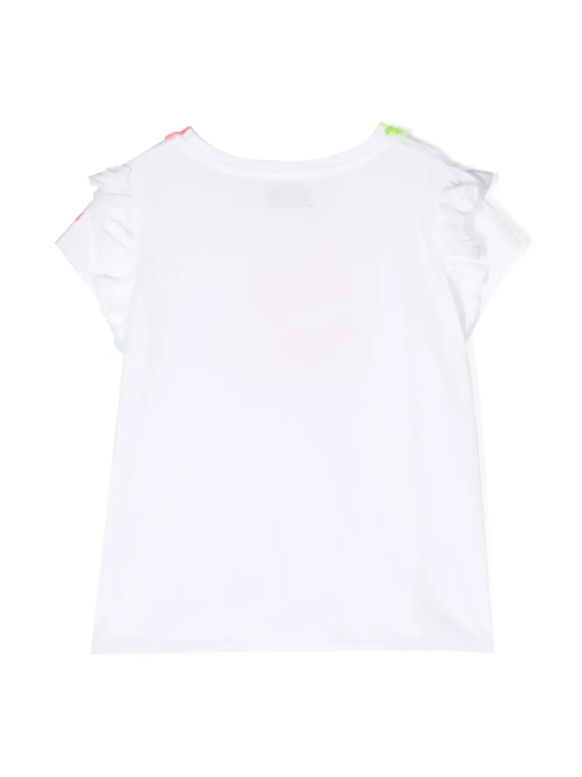 MC2 Saint Barth Kids グラフィックプリント・フリルディテールTシャツ - ホワイト - 画像2