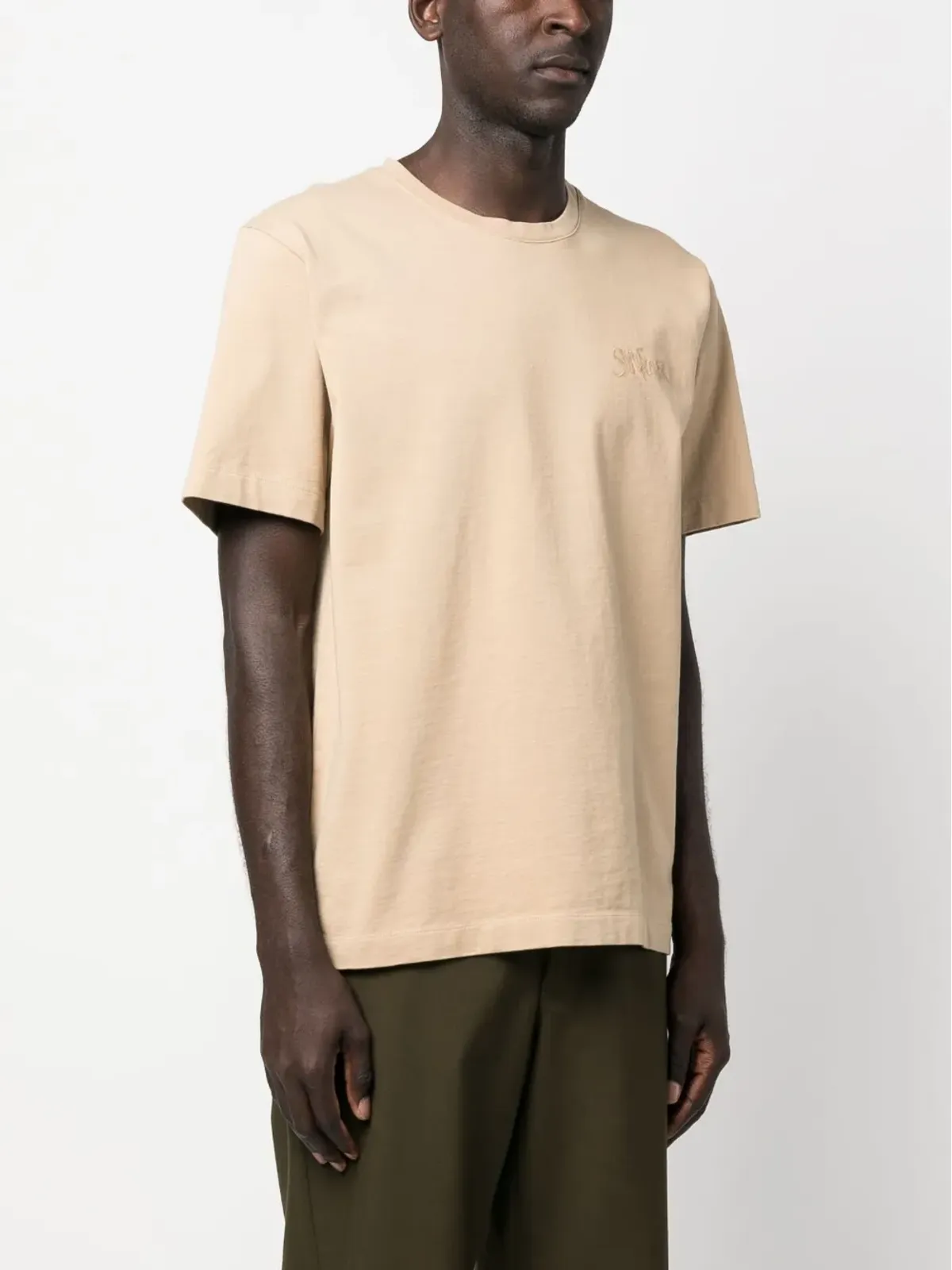 Sunflower グラフィックプリント オーガニックコットン Tシャツ - 画像4