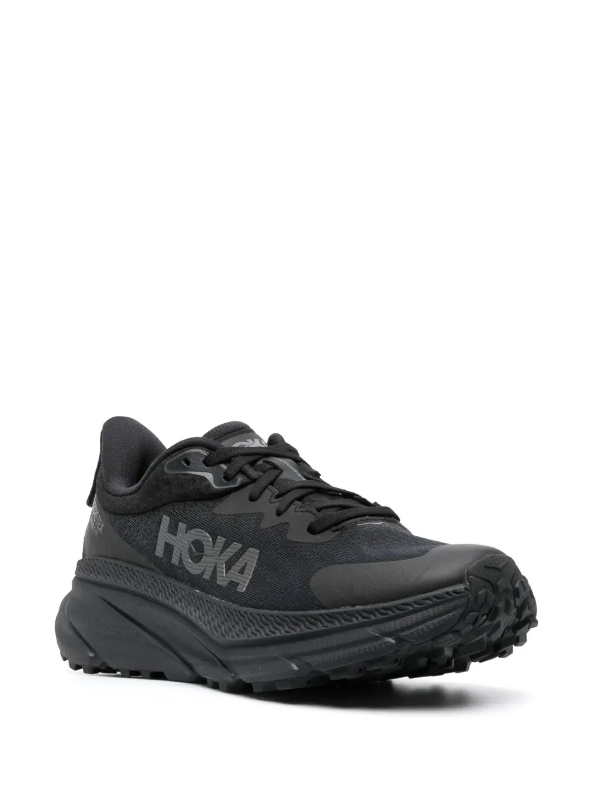HOKA ロゴプリントスニーカー - ブラック - 画像2