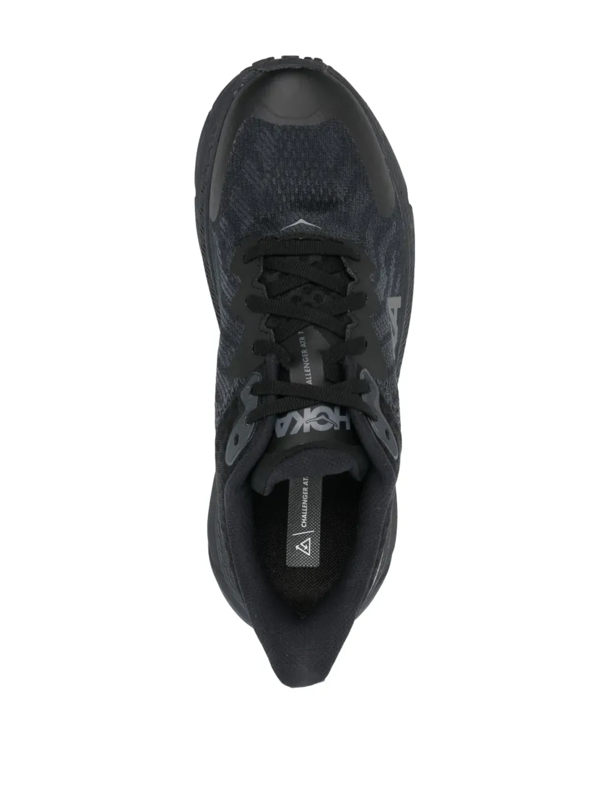 HOKA ロゴプリントスニーカー - ブラック - 画像4