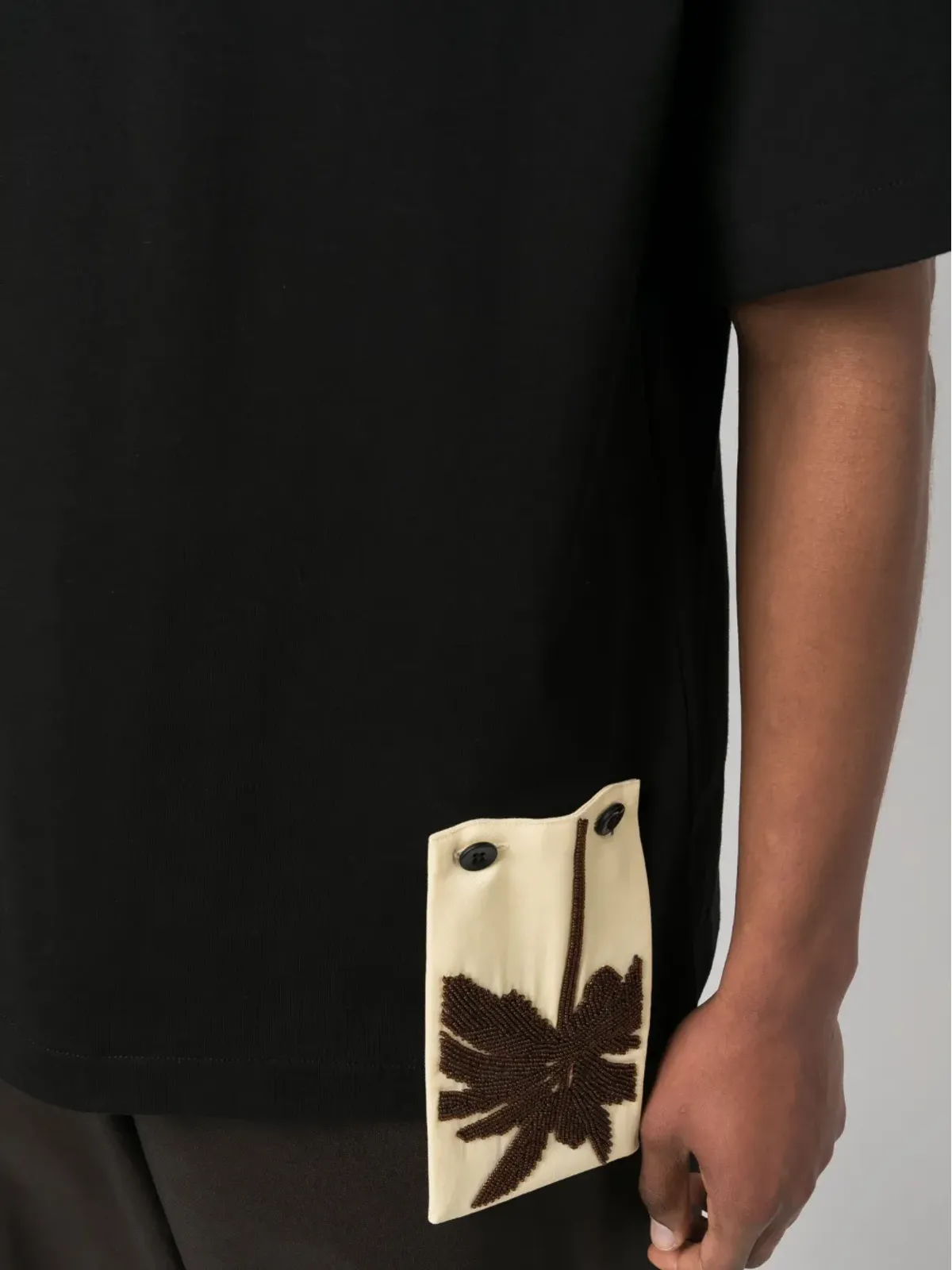 Jil Sander パッチディテール コットン Tシャツ - 画像5