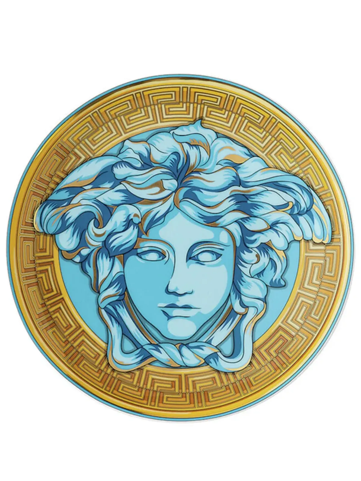 Versace メデューサ アンプリファイド プレート ブルー - 画像1
