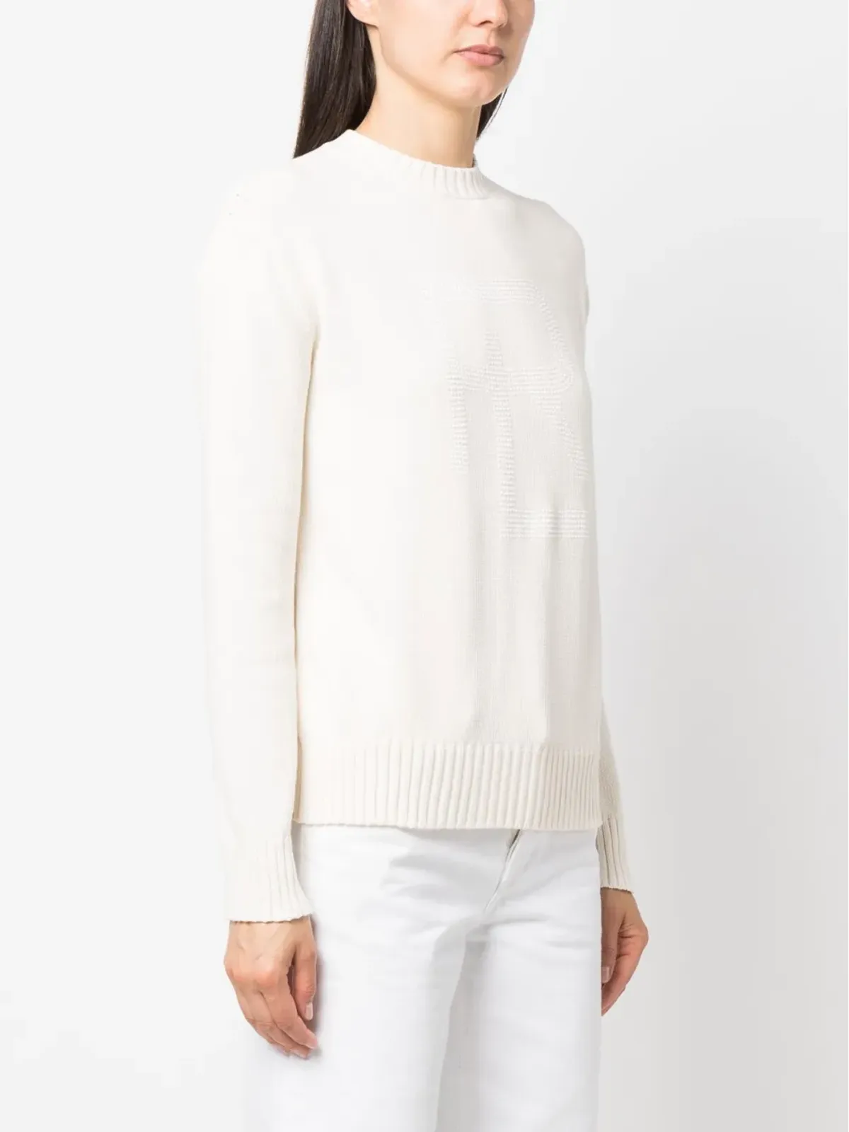 Ralph Lauren Collection ロゴ入り長袖ジャンパー - ホワイト - 画像3