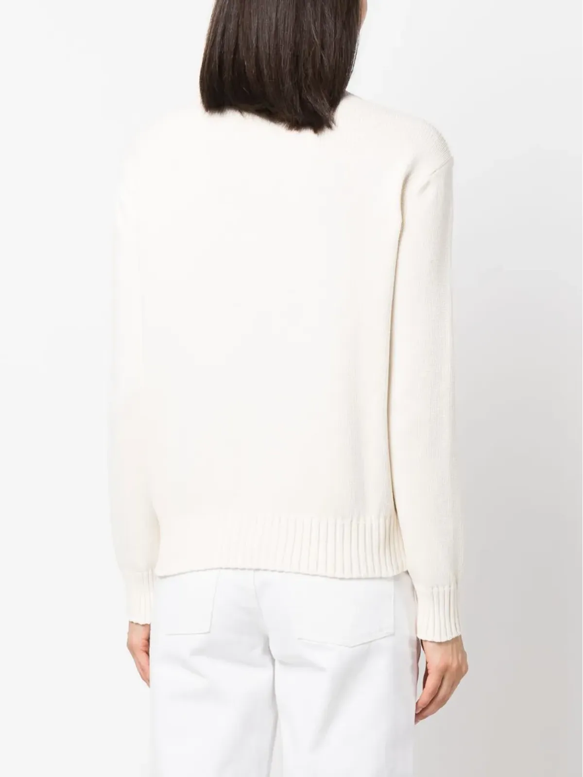 Ralph Lauren Collection ロゴ入り長袖ジャンパー - ホワイト - 画像4
