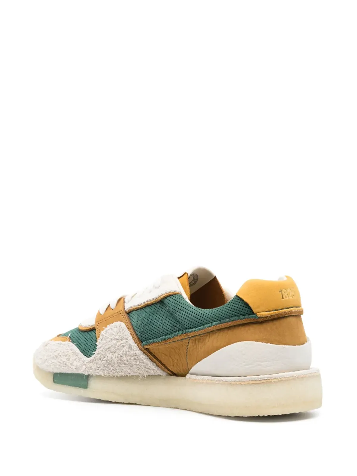 Clarks Originals カラー ブロック ロー・トップスニーカー ブラウン - 画像3