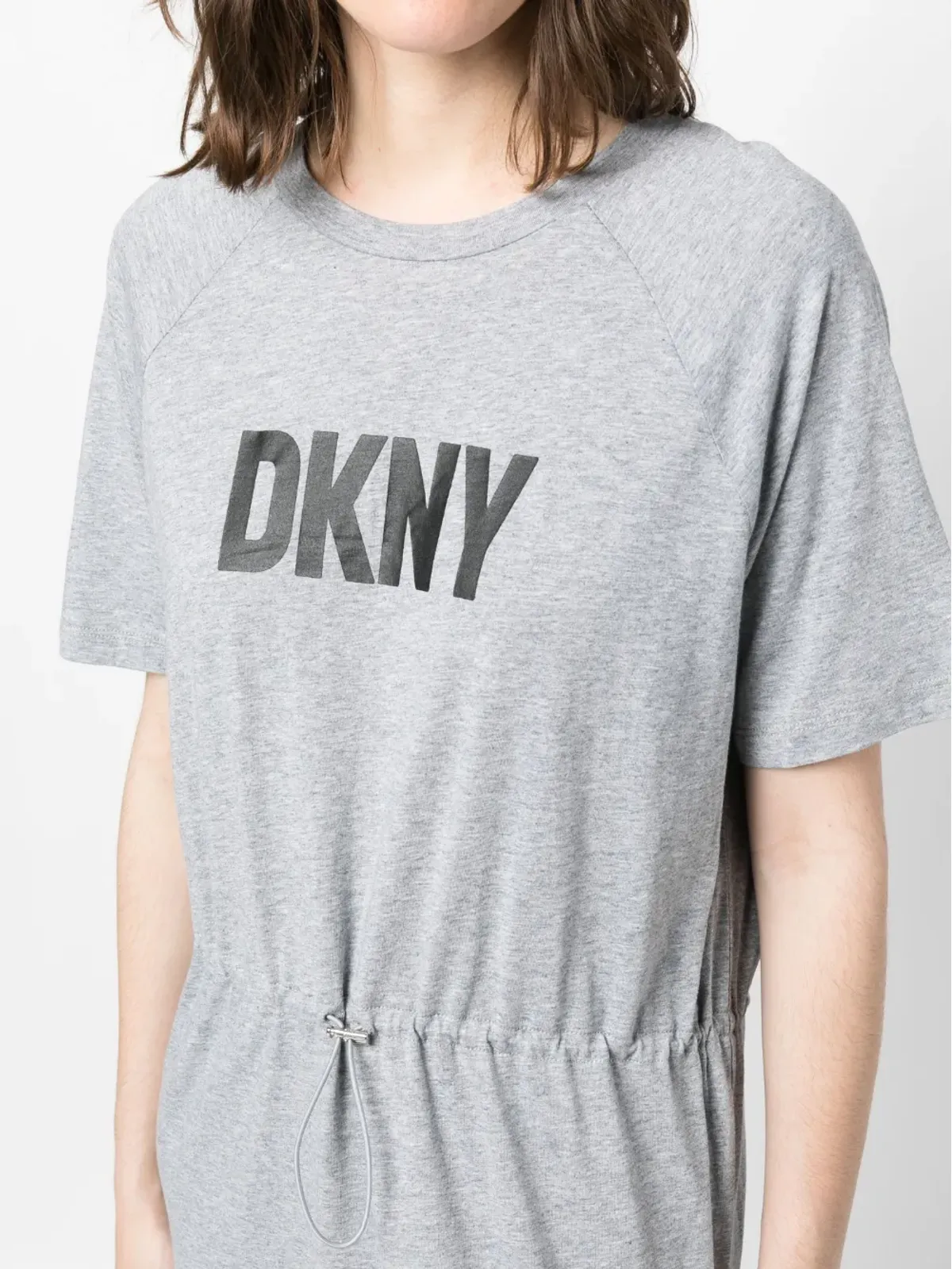DKNY ロゴプリントTシャツドレス - 画像5
