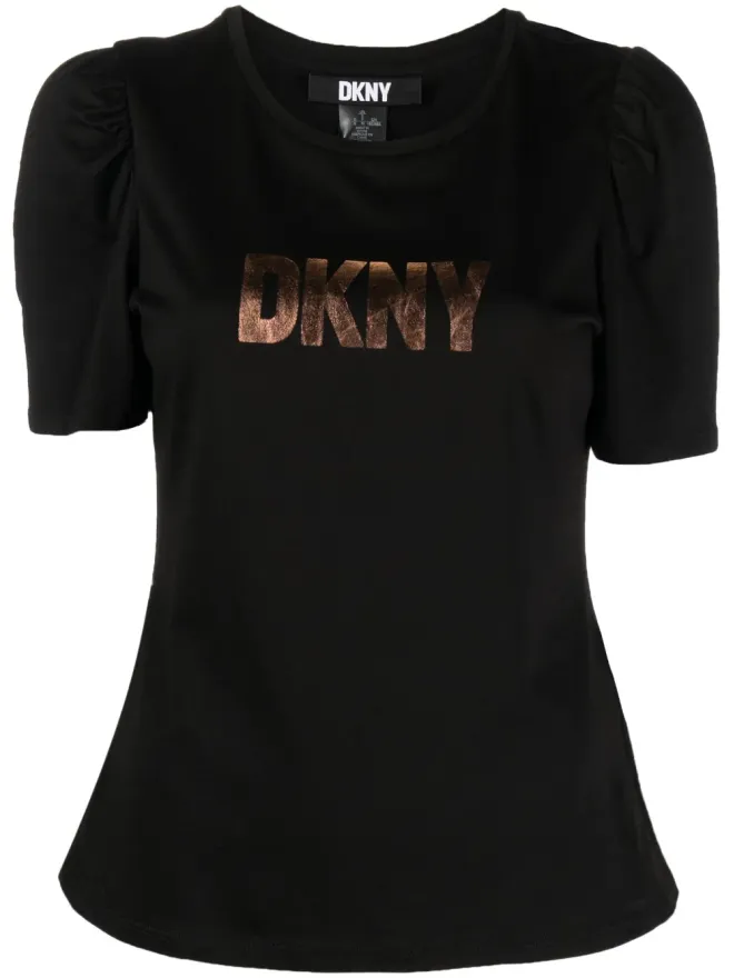 DKNY DKNY ロゴプリント半袖コットンTシャツの商品画像