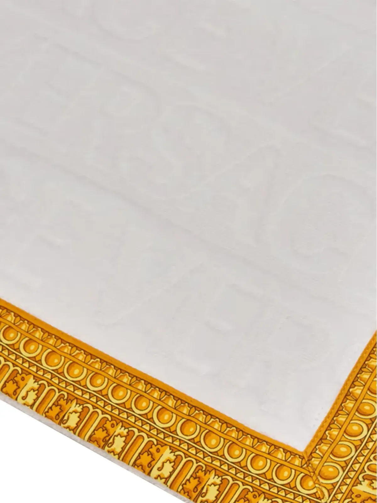 Versace baroque-print trim bath mat - White - 画像3