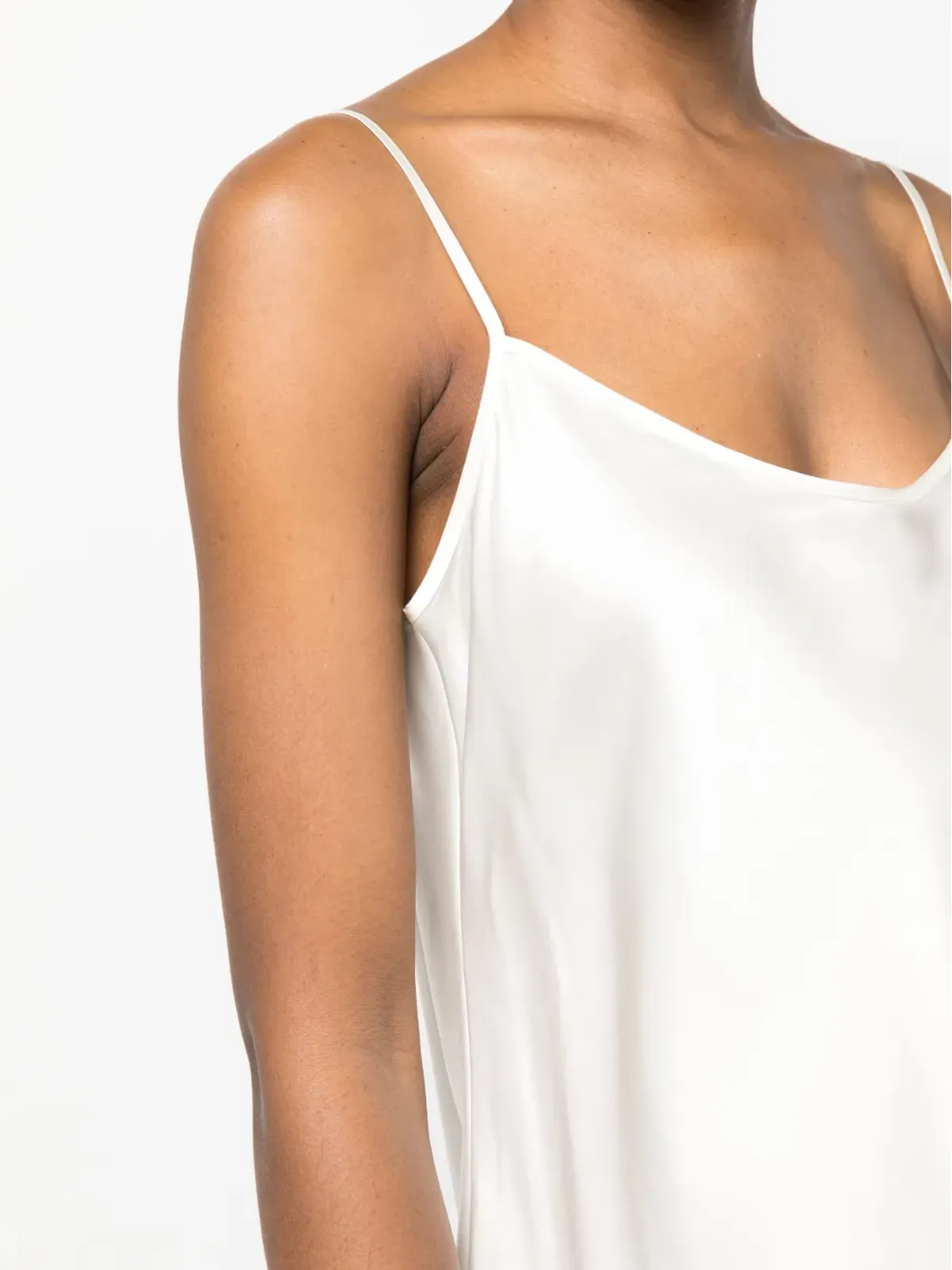 Lorena Antoniazzi spaghetti-strap top - White - 画像5