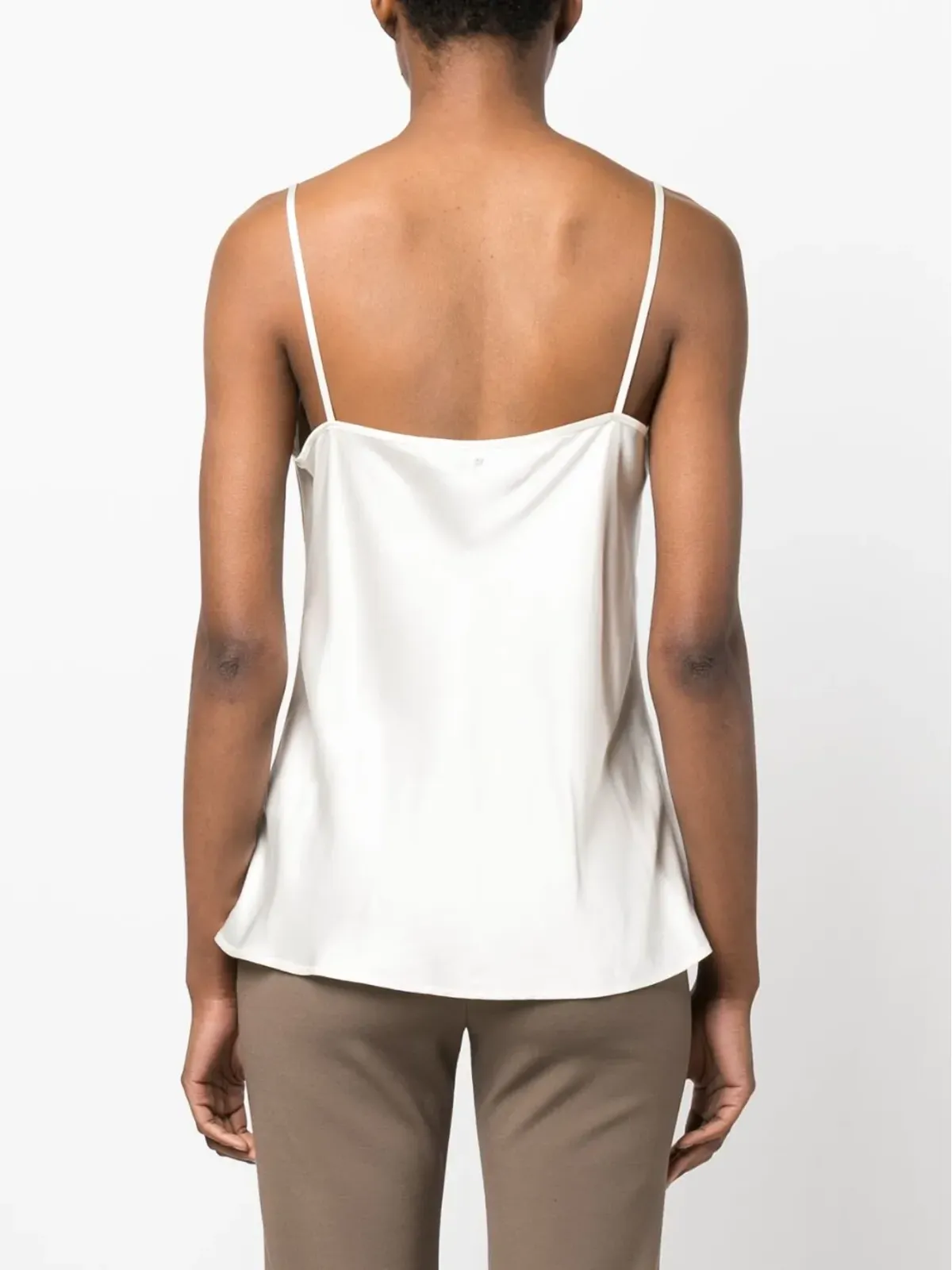Lorena Antoniazzi spaghetti-strap top - White - 画像4