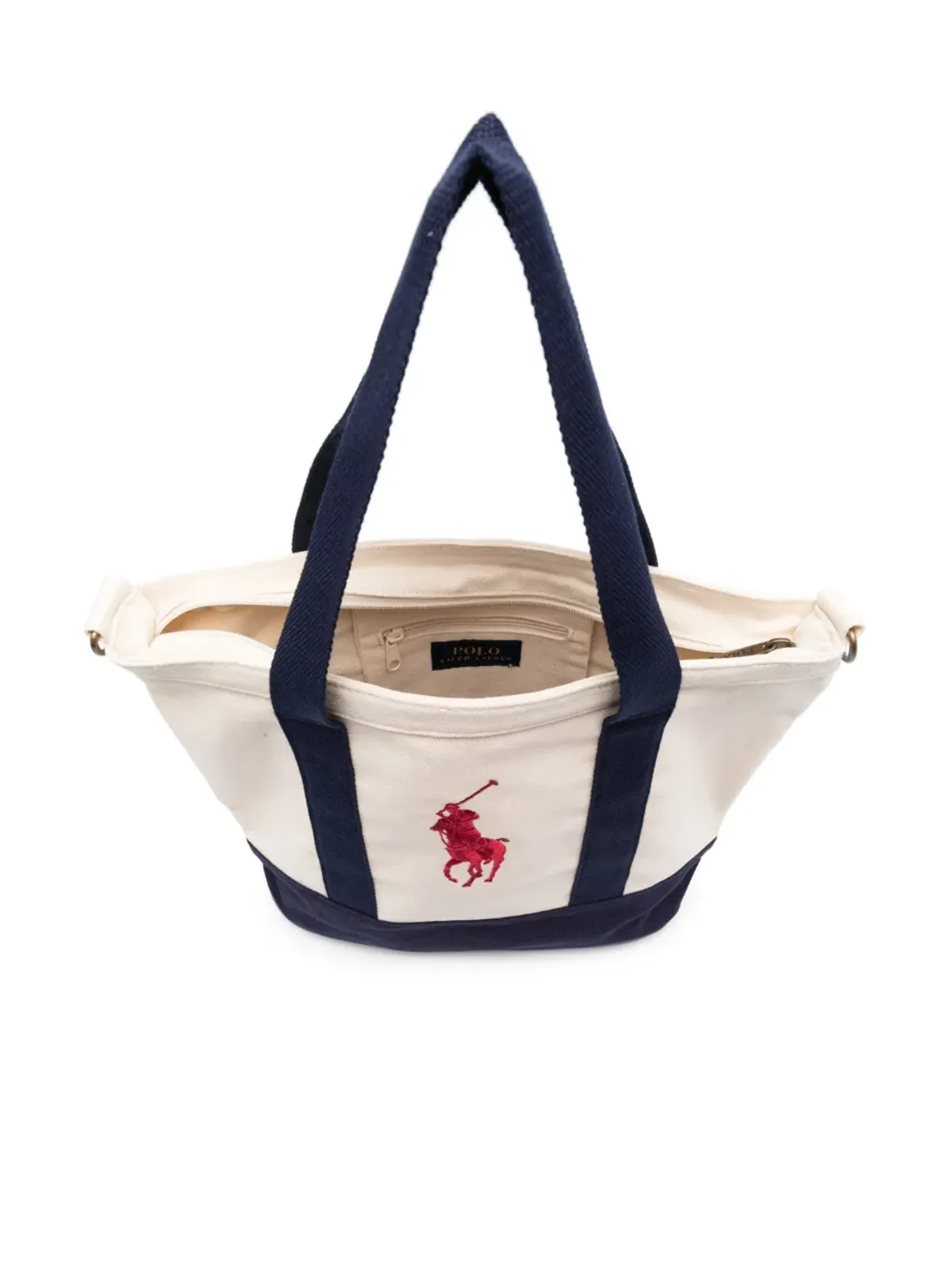 POLO RALPH LAUREN KIDS ロゴ刺繍キャンバス トートバッグ - 画像4