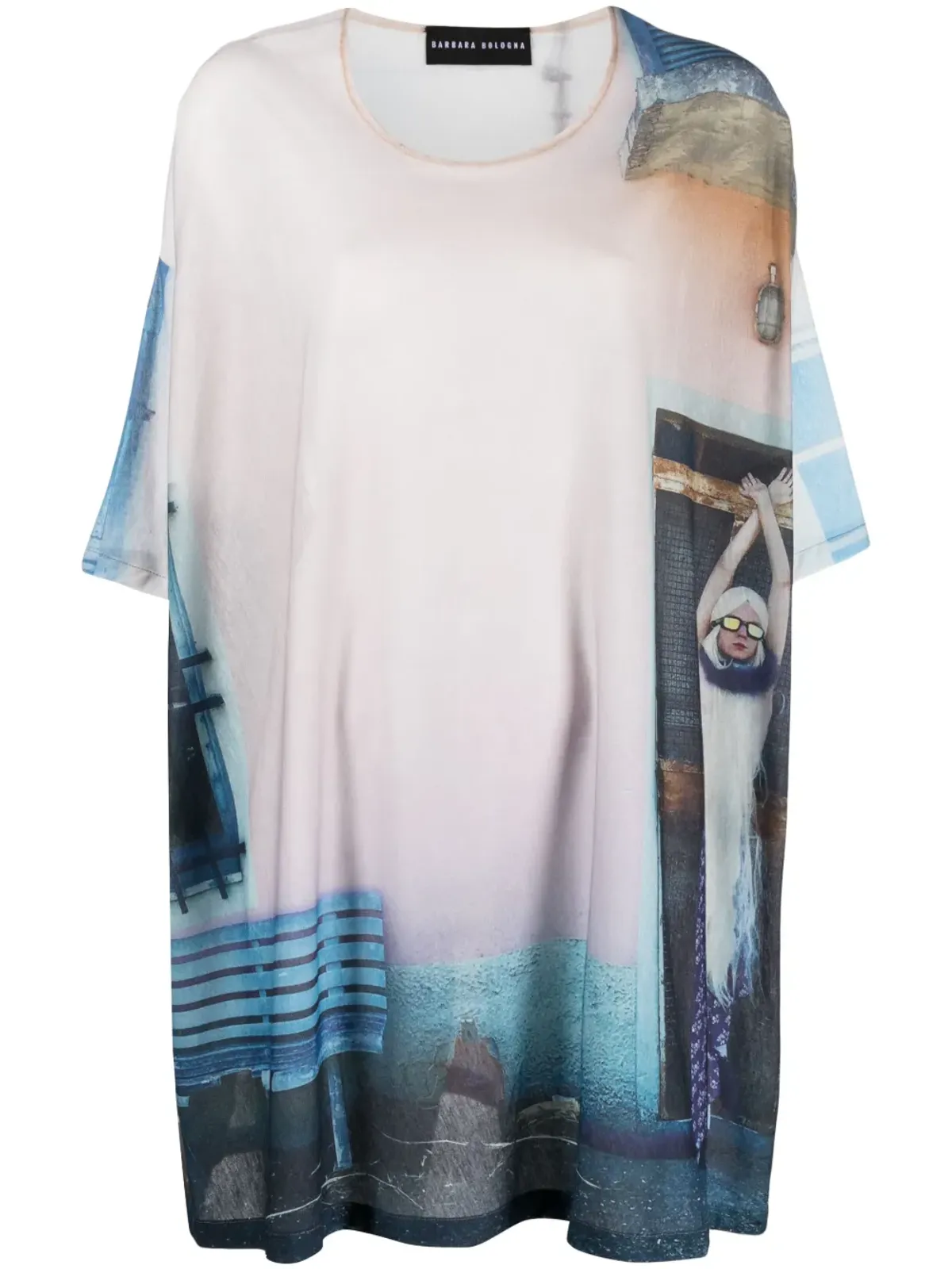 Barbara Bologna 写真プリントのオーバーサイズTシャツ - 画像1