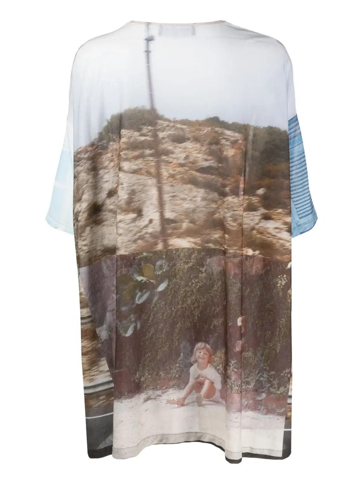 Barbara Bologna 写真プリントのオーバーサイズTシャツ - 画像2
