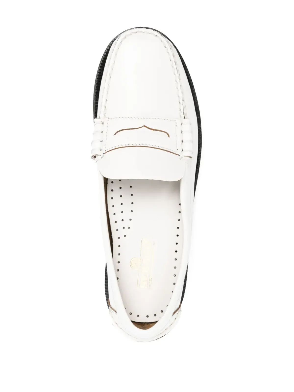 Sebago ダン ペニースロット フラットレザー ローファー - 画像4