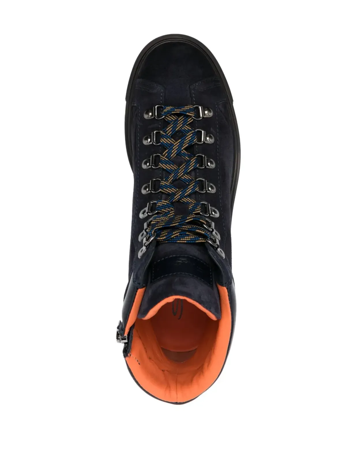 Santoni スエード レースアップ ブーツ - 画像4