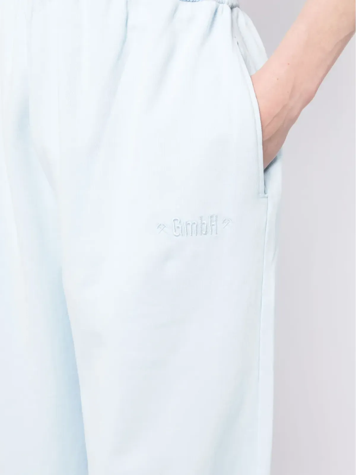 GmbH Ahmed ロゴ刺繍スウェットパンツ - 画像5