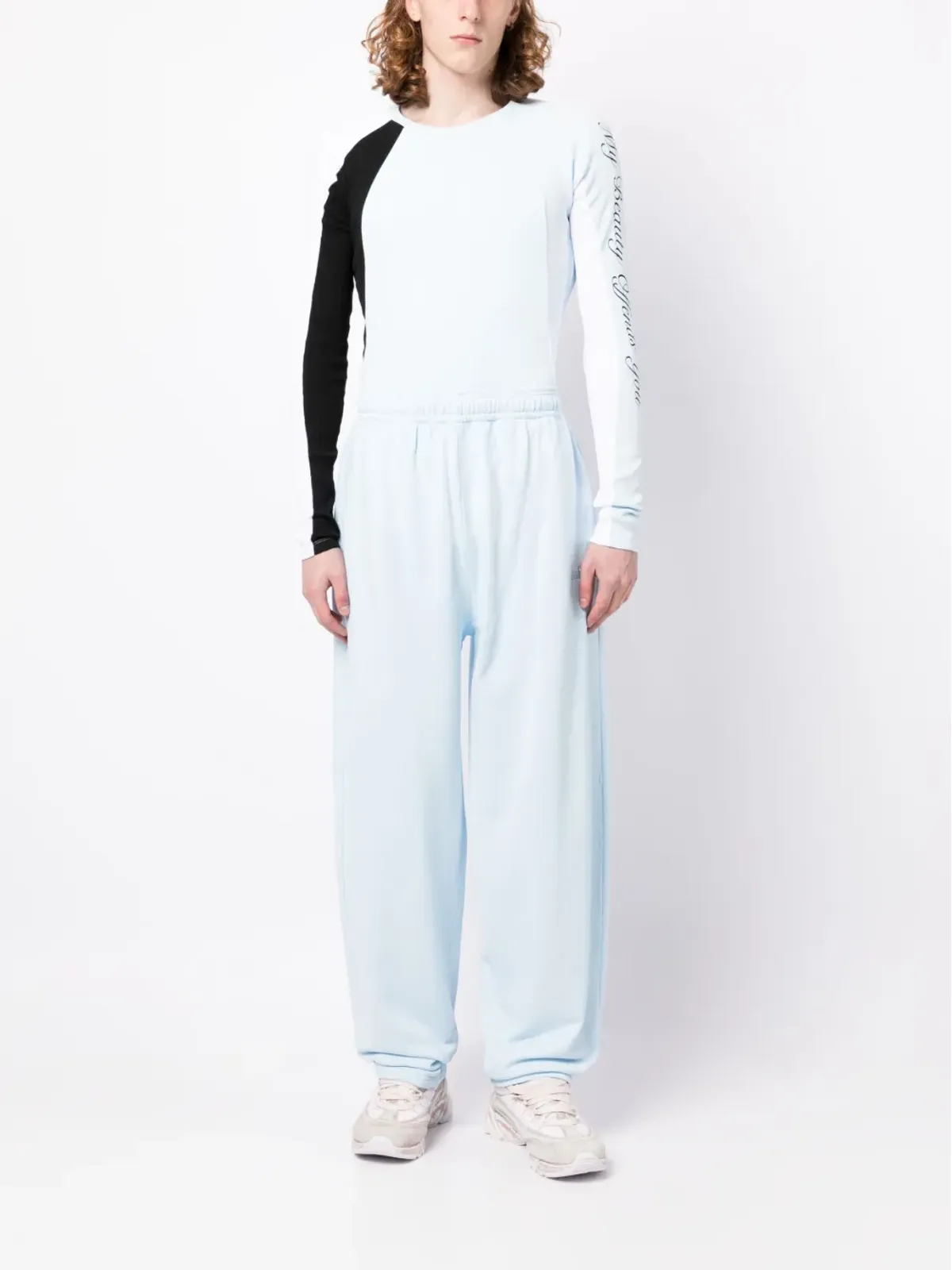 GmbH Ahmed ロゴ刺繍スウェットパンツ - 画像2