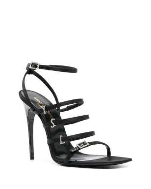Saint Laurent Jerry silk-satin サンダル - サムネイル2