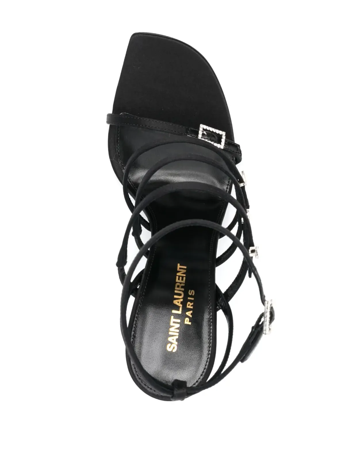 Saint Laurent Jerry silk-satin サンダル - 画像4