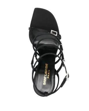 Saint Laurent Jerry silk-satin サンダル - サムネイル4