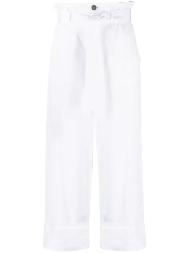 Lorena Antoniazzi Lorena Antoniazzi ベルト付きハイウエストパンツの商品画像