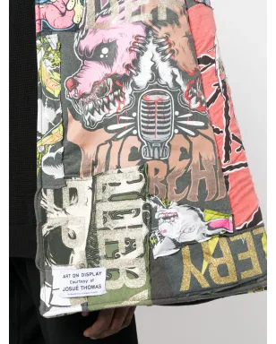 GALLERY DEPT. ロゴパッチワーク コットン ケープ - ブラック - サムネイル5