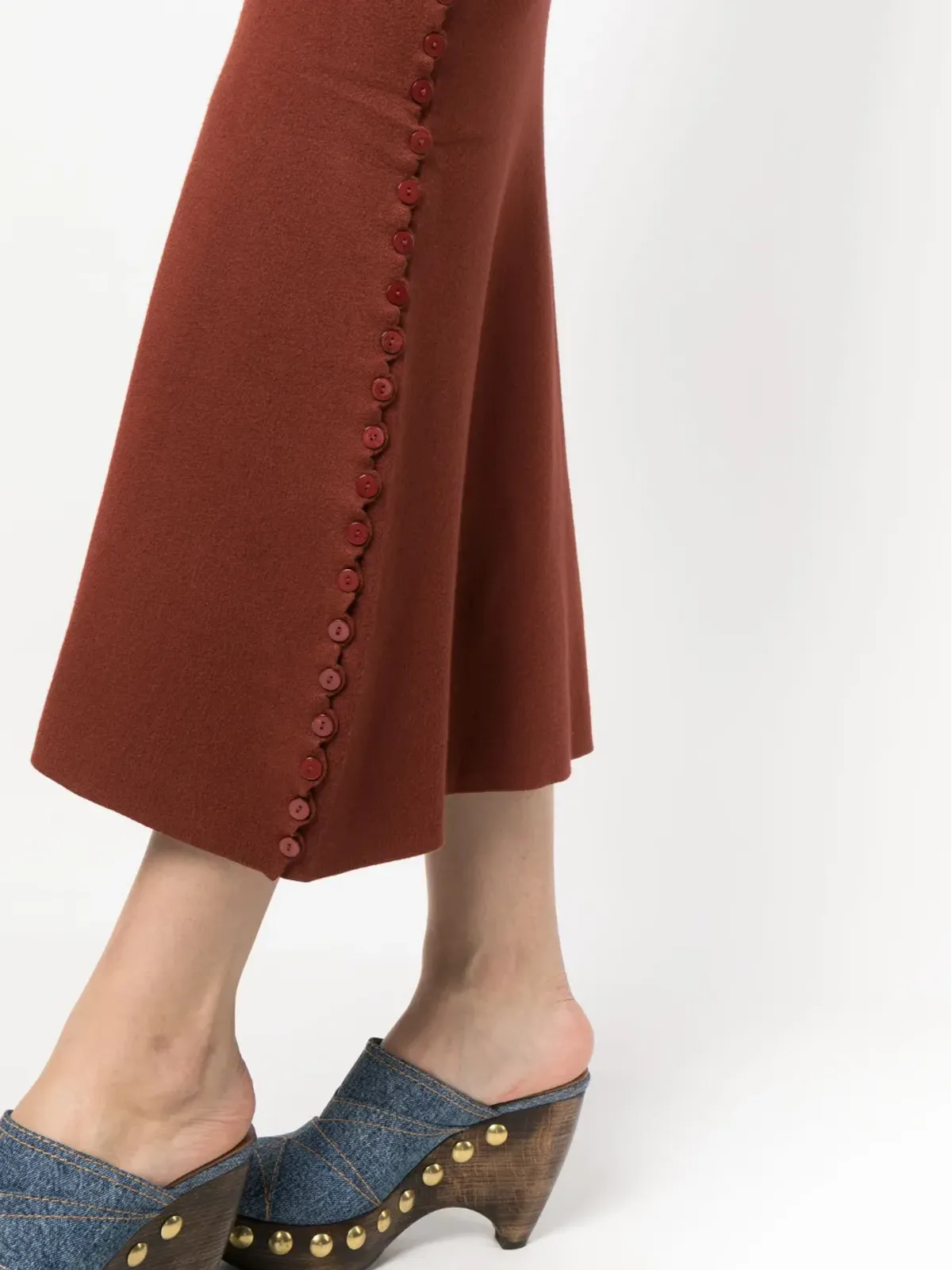 Altuzarra 長袖ニットミディドレス - オレンジ - 画像5