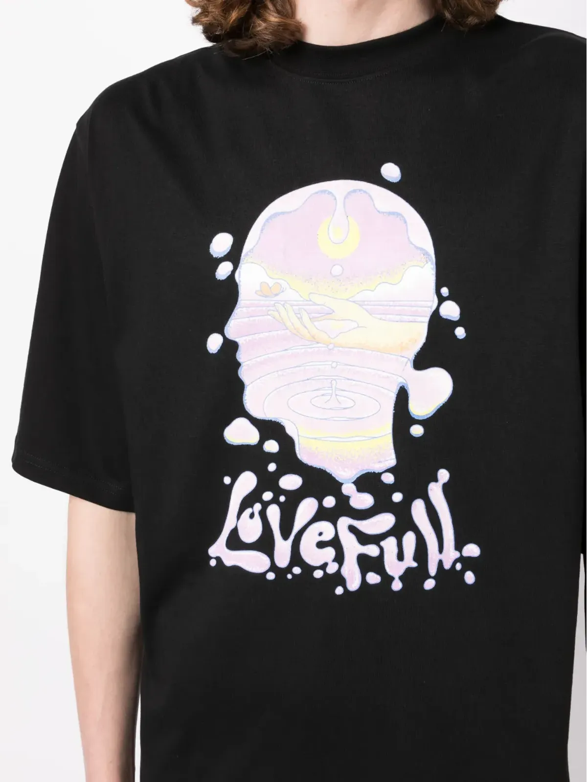 GmbH グラフィックプリント クルーネックTシャツ - 画像5