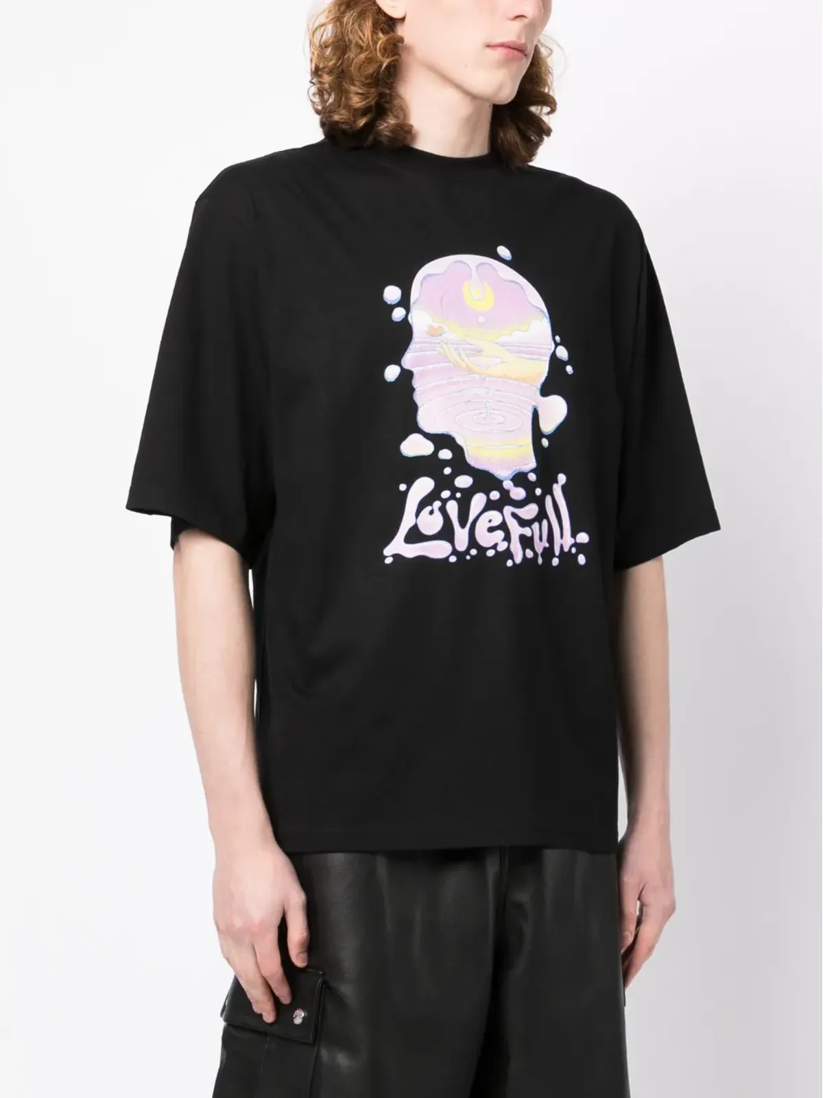 GmbH グラフィックプリント クルーネックTシャツ - 画像3