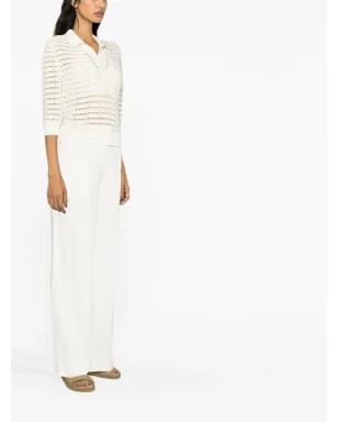 Lorena Antoniazzi 3/4袖ニットポロシャツ - サムネイル4