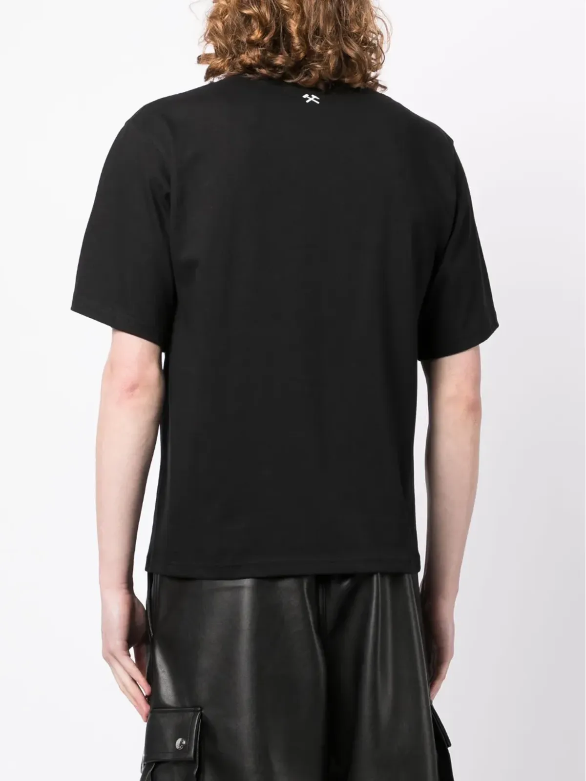 GmbH ロゴプリント クルーネック Tシャツ - 画像4
