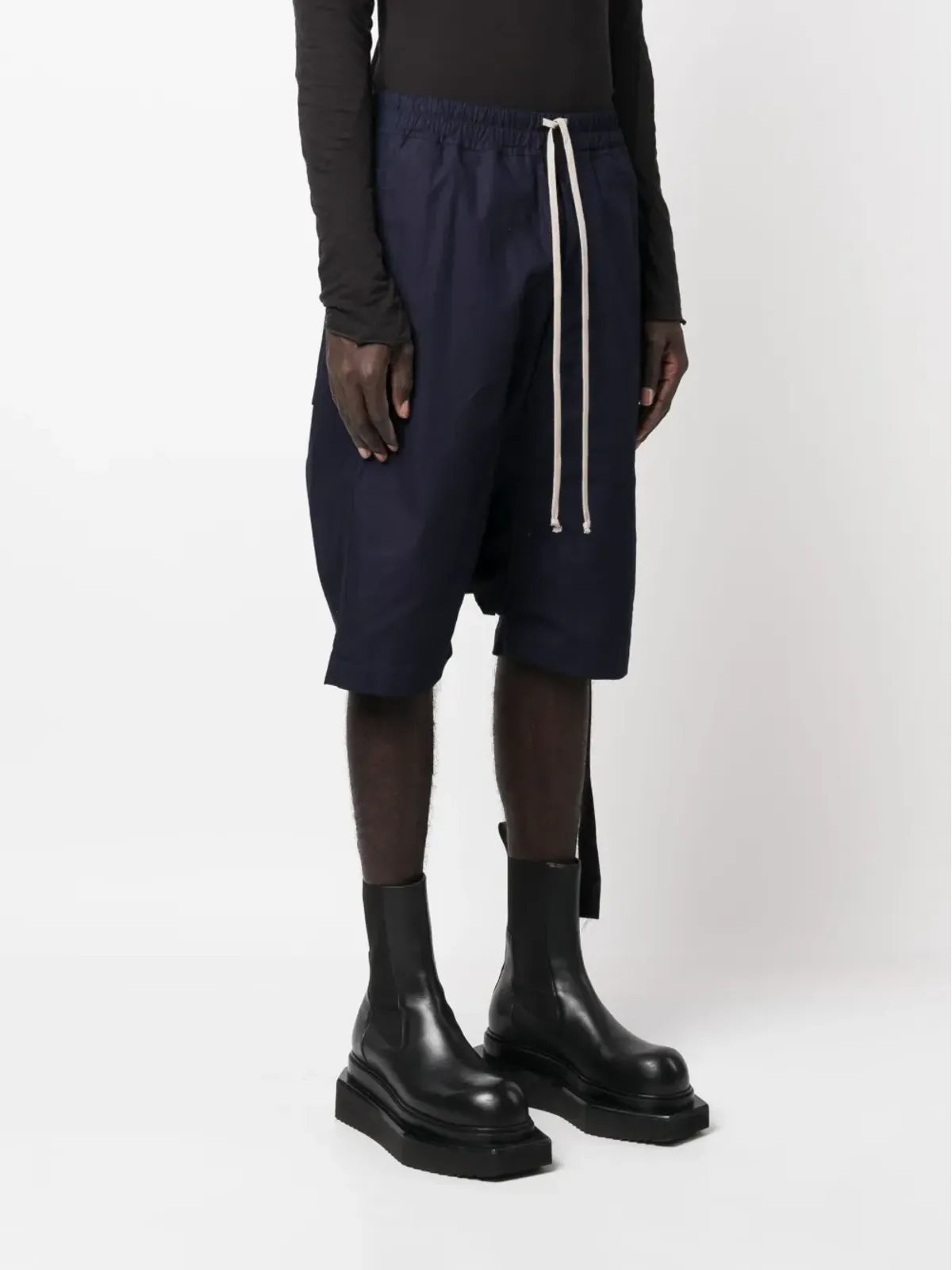 Rick Owens DRKSHDW リック・オーウェンズ DRKSHDW Rick's Bela コットンショーツ - 画像3