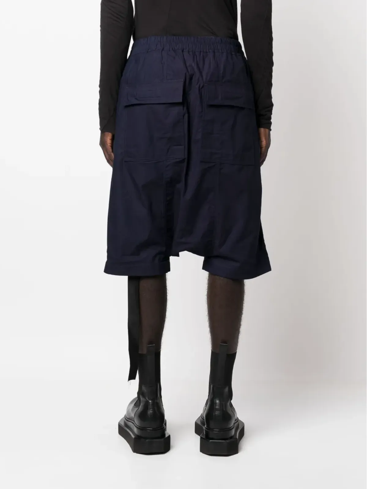 Rick Owens DRKSHDW リック・オーウェンズ DRKSHDW Rick's Bela コットンショーツ - 画像4