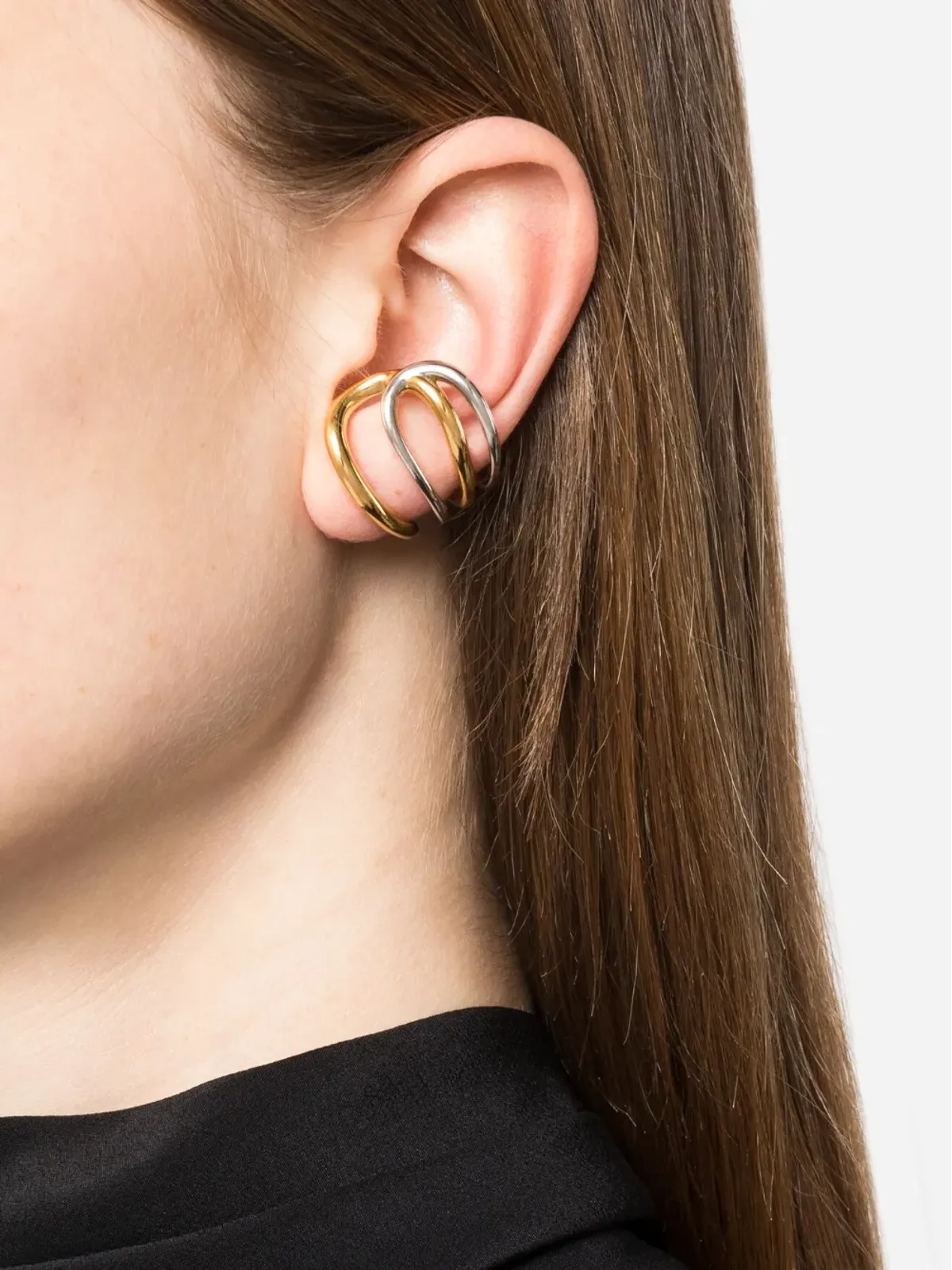 Charlotte Chesnais Daisy polished-finish earring - Grey - 画像2