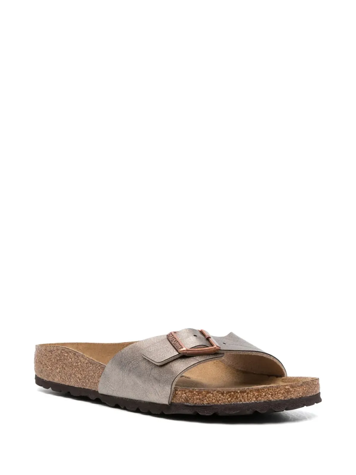 Birkenstock Madrid メタリックエフェクト レザー サンダル - グレー - 画像2