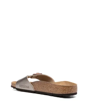 Birkenstock Madrid メタリックエフェクト レザー サンダル - グレー - サムネイル3