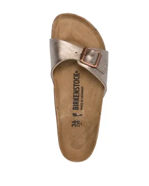 Birkenstock Madrid メタリックエフェクト レザー サンダル - グレー - サムネイル4